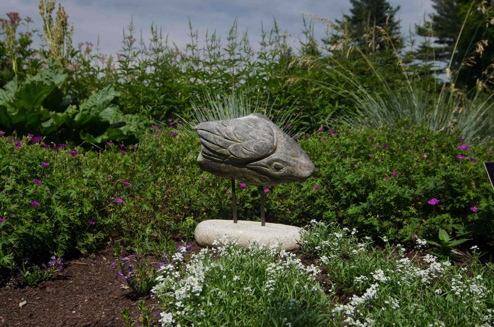 SHORE BIRD by Lise Becu - granite