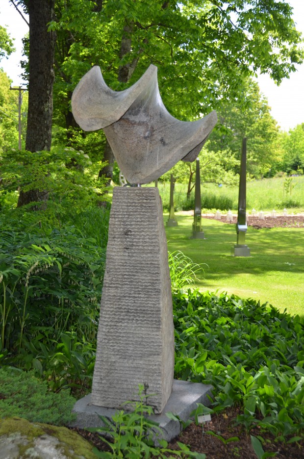 OVER AND UNDER by Gary Haven Smith - Granite, steel