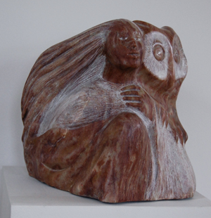 WOMAN WITH OWL - Lise Becu